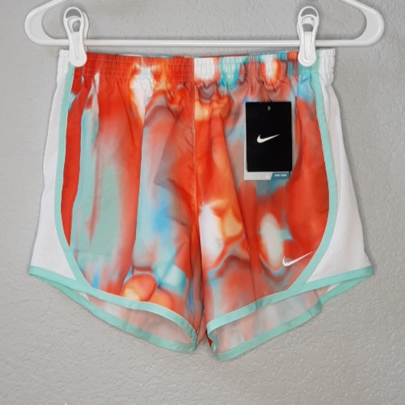 Nike Other - NWT Nike Pro Dri-Fit Blue & Orange Tie Dye Shorts